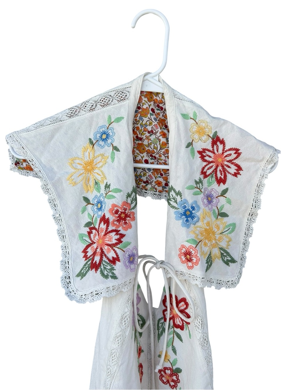 NWT Free People Willow Embroidered Mini Dress - Size Small - White - Cottagecore - Picture 3 of 16